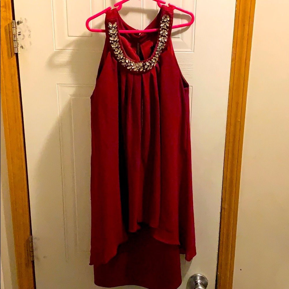 Red dress